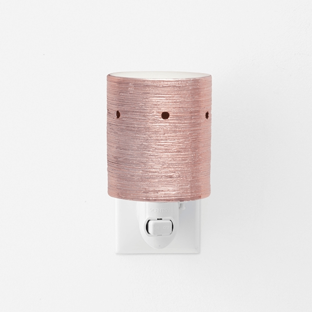 Scentsy Etched Core Mini Plug In Warmer Rose Gold